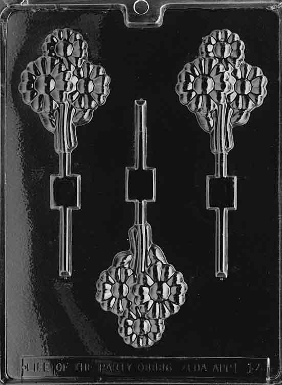Brunch of Daisies Lollipop Chocolate Mould
